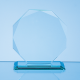 Picture of 11,5CM x 11,5CM x 10MM JADE GLASS FACETTED OCTAGON AWARD