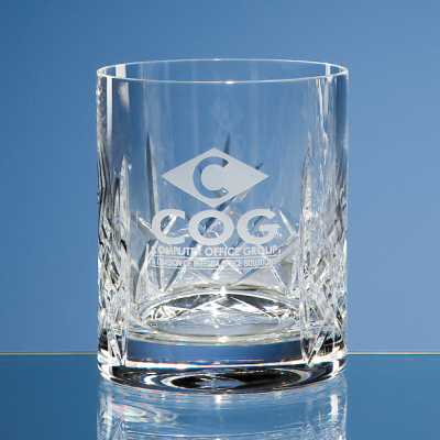 Picture of 320ML FLAMENCO CRYSTALITE PANEL WHISKY TUMBLER.
