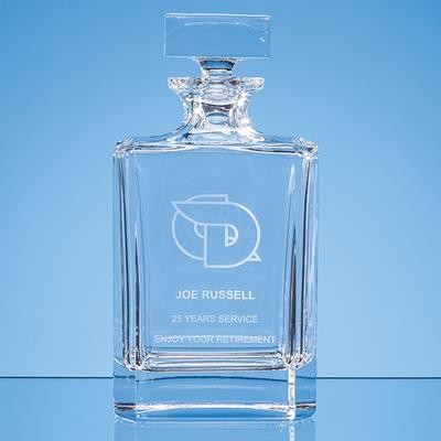 Picture of LEAD CRYSTAL BERLINETTA SPIRIT DECANTER.