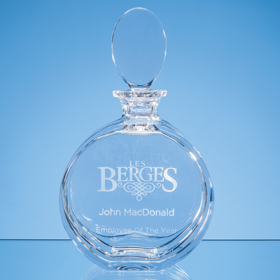 Picture of LEAD CRYSTAL ELENA ROUND SPIRIT DECANTER.