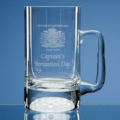 Picture of HALF PINT HANDMADE GOLF BALL BASE TANKARD.