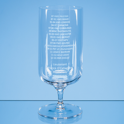 Picture of FOOTED BEER GLASS.