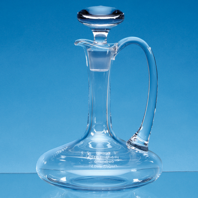 Picture of 1LTR HANDMADE HANDLED WINE CARAFE.