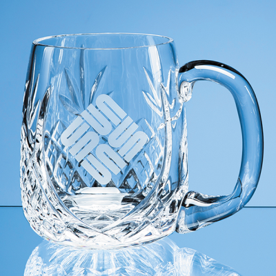 Picture of LEAD CRYSTAL BARREL PANEL TANKARD