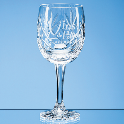 Picture of 285ML GLENCOE LEAD CRYSTAL PANEL GOBLET.
