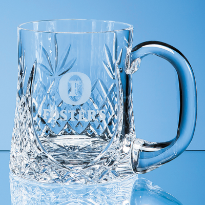 Picture of LEAD CRYSTAL SLOPED PANEL TANKARD