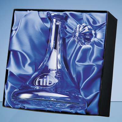 Picture of UNIVERSAL SHIPS DECANTER & BOWL SATIN LINED PRESENTATION BOX