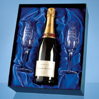 Picture of BLENHEIM DOUBLE CHAMPAGNE FLUTE GIFT SET.