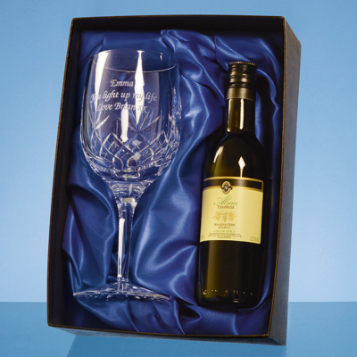 Picture of BLENHEIM SINGLE GOBLET & WINE GIFT SET