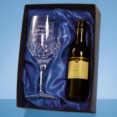 Picture of BLENHEIM SINGLE GOBLET & WINE GIFT SET