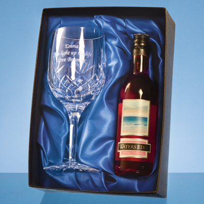 Picture of BLENHEIM SINGLE GOBLET & WINE GIFT SET