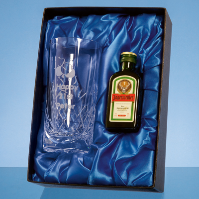 Picture of HIGH BALL GIFT SET with a 5Cl Mini Bottle of Jagermeister.