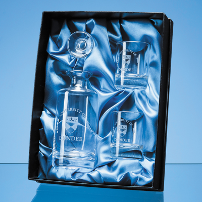 Picture of MINI DECANTER SET SATIN LINED PRESENTATION BOX (BOX ONLY).