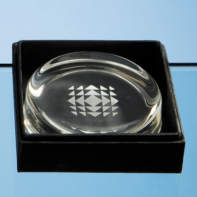 Picture of SMALL PAPERWEIGHT LEATHERETTE BOX.