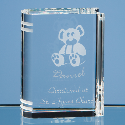 Picture of 6CM OPTICAL CRYSTAL MINI BOOK.