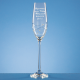 Picture of SINGLE DIAMANTE CHAMPAGNE FLUTE with Spiral Design Cutting