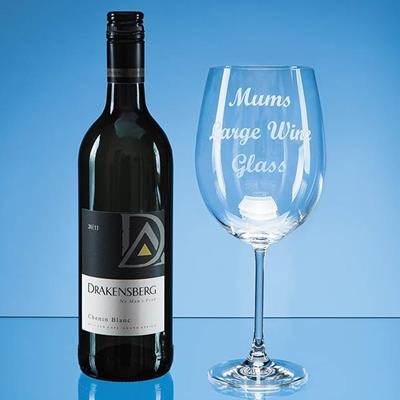 Picture of 850ML GRANDE VINO FULL BOTTLE OF WINE GLASS