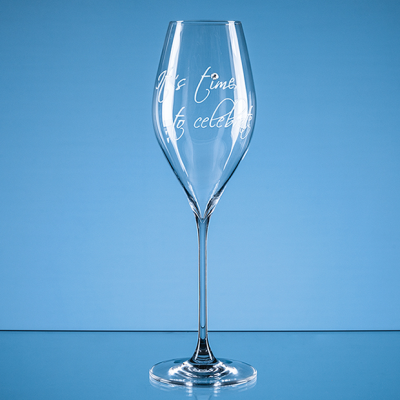 Picture of 320ML ITS TIME TO CELEBRATE DIAMANTE PROSECCO GLASS.