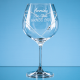 Picture of 610ML JUST FOR YOU DIAMANTE GIN GLASS with Heart Shape Cutting