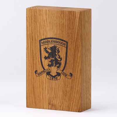 Picture of 12,5CM X 7,5CM X 3,5CM BEECH WOOD RECTANGULAR AWARD