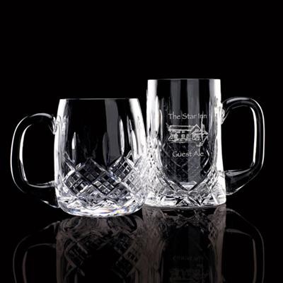 Picture of 0,595LTR LEAD CRYSTAL BARREL PANEL TANKARD