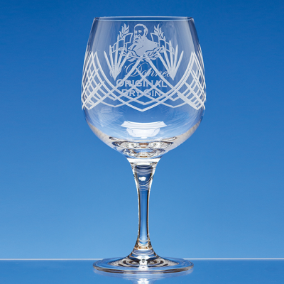 Picture of 700ML PANEL GIN GLASS with Frost Cutting.