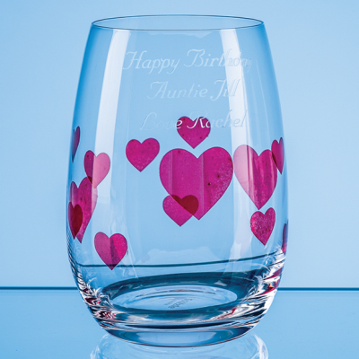 Picture of 335ML LAMOUR RED HEART WHISKY TUMBLER.