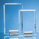 Picture of 20CM OPTICAL CRYSTAL RECTANGULAR MOUNTED ON a SILVER CHROME STAND