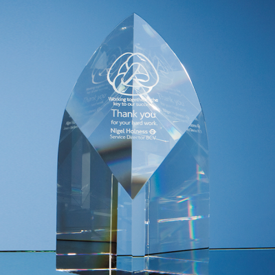 Picture of 20CM OPTICAL CRYSTAL ARCH AWARD