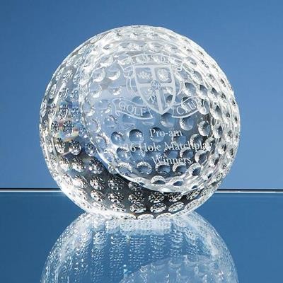 Picture of 8CM OPTICAL CRYSTAL GOLF BALL PAPERWEIGHT