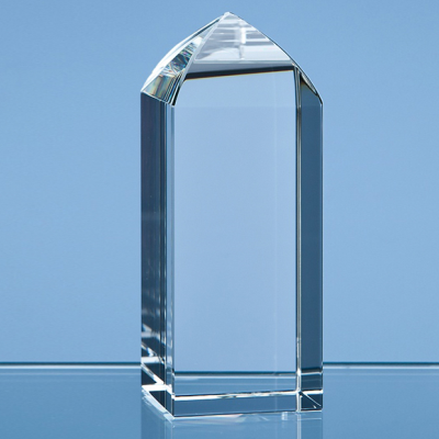 Picture of 10CM OPTICAL CRYSTAL MINI TOWER RECTANGULAR.