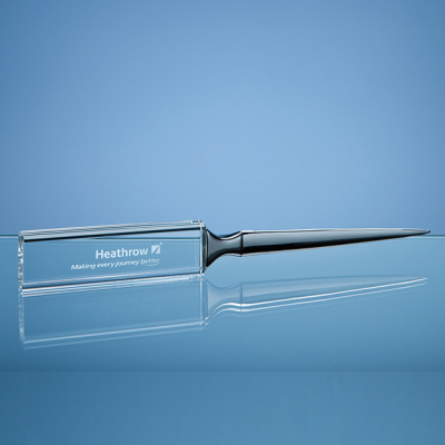 Picture of OPTICAL CRYSTAL LETTER OPENER.