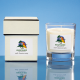 Picture of 240G CLEAR TRANSPARENT GLASS SCENTED CANDLE in a Lidded Gift Box