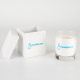 Picture of 240G CLEAR TRANSPARENT GLASS SCENTED CANDLE in a Lidded Gift Box