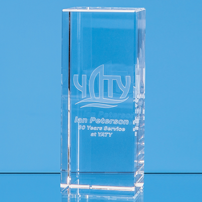 Picture of 15CM x 6CM x 6CM OPTICAL CRYSTAL RECTANGULAR