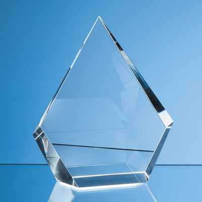 Picture of 21CM OPTICAL CRYSTAL FACET DIAMOND AWARD.