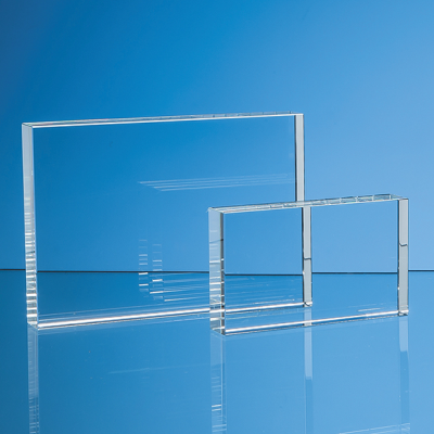 Picture of OPTICAL CRYSTAL RECTANGULAR AWARD, H OR V.