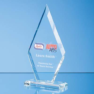 Picture of CLEAR TRANSPARENT GLASS LE DIAMOND AWARD in a Gift Box
