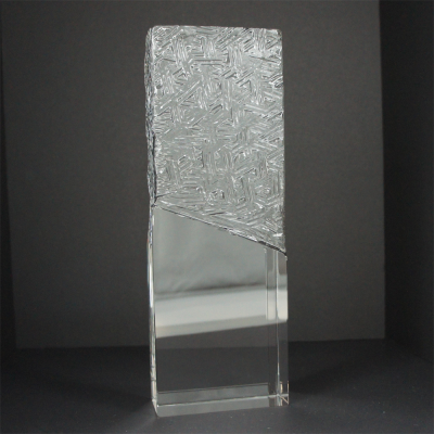 CHUNKY TOMBSTONE AWARD with Cippillini Cut, 230X80mm