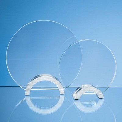 Picture of 19CM x 10MM CLEAR TRANSPARENT GLASS CIRCLE