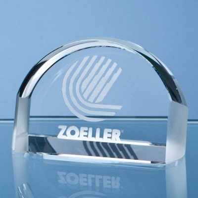 Picture of 8CM OPTICAL CRYSTAL MAGNIFIER PAPERWEIGHT; PRESENTATION BOX: INC