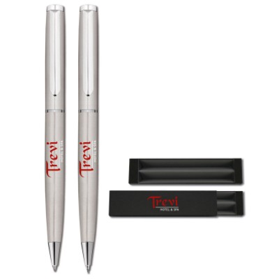 Picture of INOVO DESIGN SAVOY BALL PEN & MECHANICAL PROPELLING PENCIL SET.