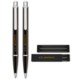 Picture of INOVO DESIGN BLACK NOVARA METAL BALL PEN & MECHANICAL PROPELLING PENCIL SET