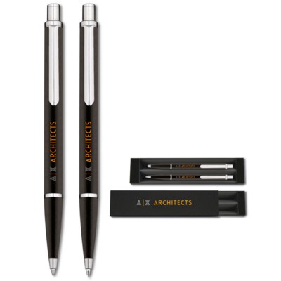 Picture of INOVO DESIGN BLACK NOVARA METAL BALL PEN