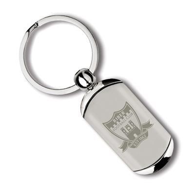 Picture of PREMIUM RECTANGULAR SAPPORO METAL KEYRING.