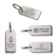 Picture of LASER ENGRAVED SMALL ARCH SHAPE STAINLESS STEEL METAL KEYRING in Silver