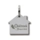 Picture of HOUSE SHAPE STAINLESS STEEL METAL KEYRING in Silver