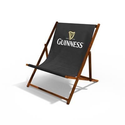 Picture of ADULT WIDE BOY DELUXE WOOD DECKCHAIR with 300gsm Canvas Sling.