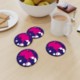 Picture of CUSTOM PRINTED ROUND COASTER SET 9CM X 9CM