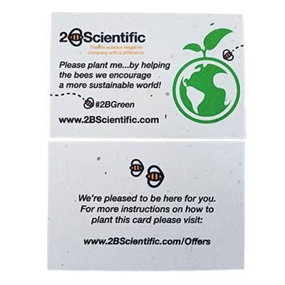 Picture of SEEDS PAPER BUSINESS CARD.